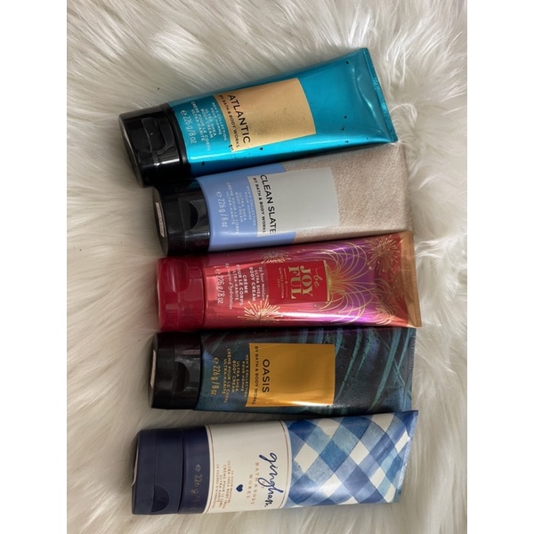 โปร1แถม1body cream by bath and body worksโลชั่นเนื้อครีม หอมมาก แถมถุงshop