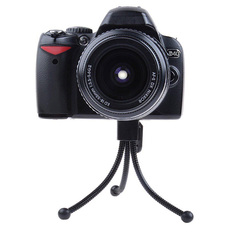 Mini Mobile Phone Three Tripod Desktop Three Tripod Hose Spring Small Tripod Metal Small Hose Three Tripod