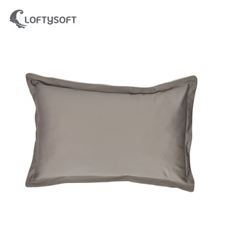 LOFTYSOFT ปลอกหมอน Cotton Silk 550 เส้นด้าย Charisma Collection - Morning Grey (สีทอง)