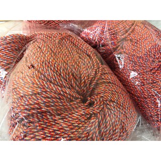 **200 เมตร** เชือกมงคล 7 สี ขนาดเล็ก 2 มม. คละสี ดิ้นทอง สายสิญจน์ Holy Rope (TPshopping)