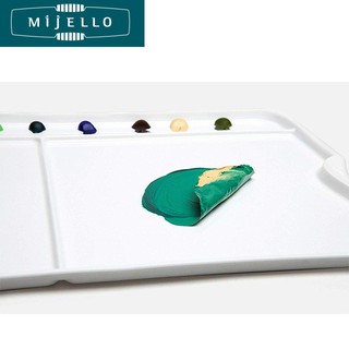 Mijello Palette B จานสีอะครีลิค ลอกสีออกจากจานได้