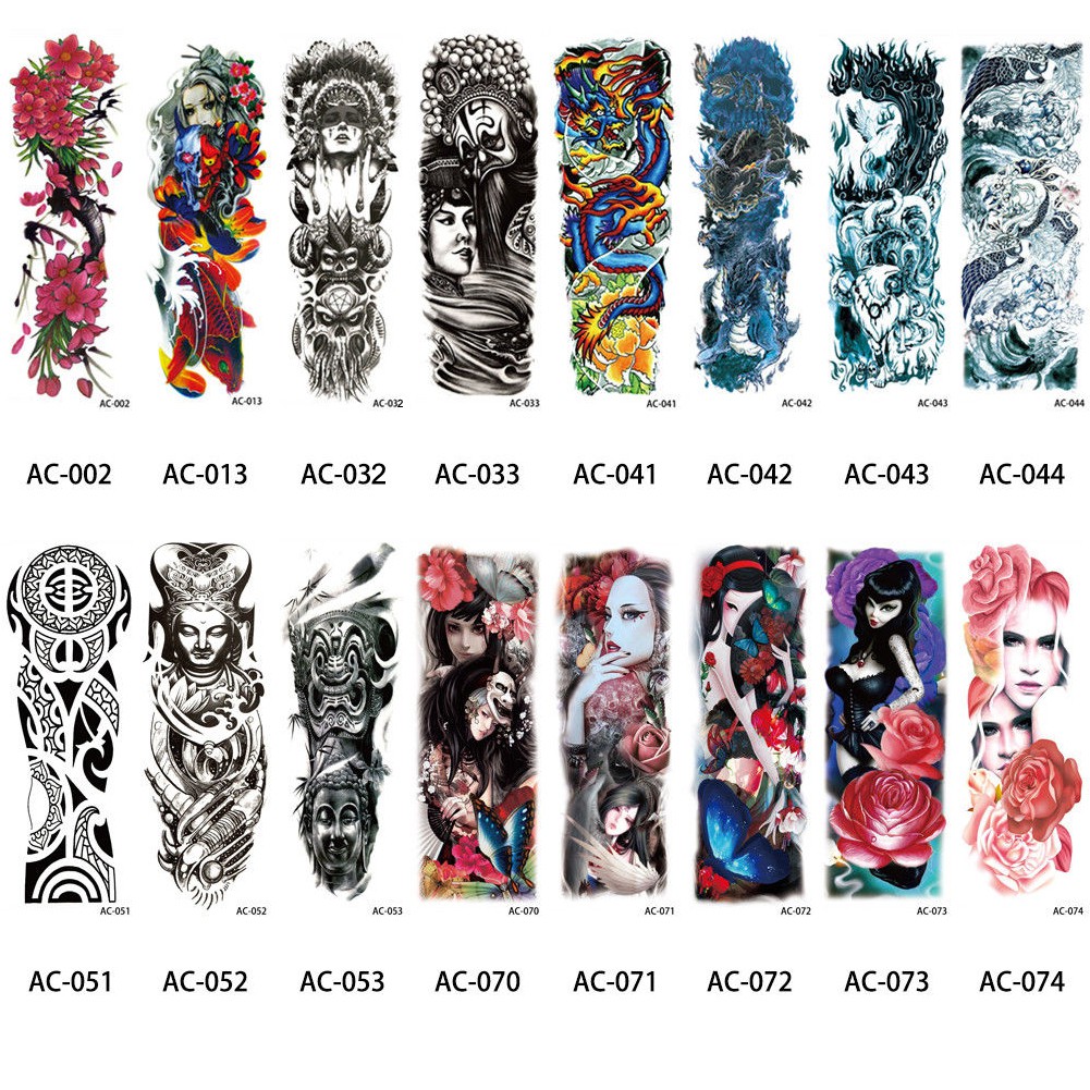 สติกเกอร์รอยสักชั่วคราวลายดอกไม้ รูปที่ 5