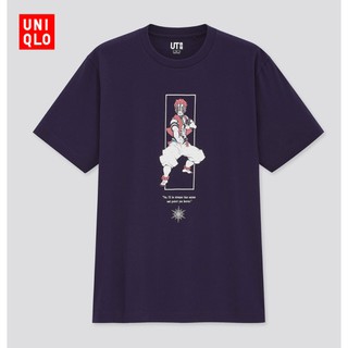 Uniqlo Uniqlo UT เสื้อยืดแขนสั้น พิมพ์ลาย Demon Slayer88