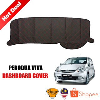 Perodua Viva แดชบอร์ด DAD Dashmat แดชบอร์ด แผ่นกันลื่น พรมแดชบอร์ด อุปกรณ์ตกแต่งภายในรถยนต์