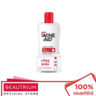 ACNE-AID Liquid Cleanser Oil Control ผลิตภัณฑ์ทำความสะอาดผิวหน้า 100ml x 2