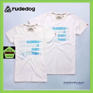 rudedog เสื้อคอกลม ชาย หญิง  รุ่น Everything สีขาว