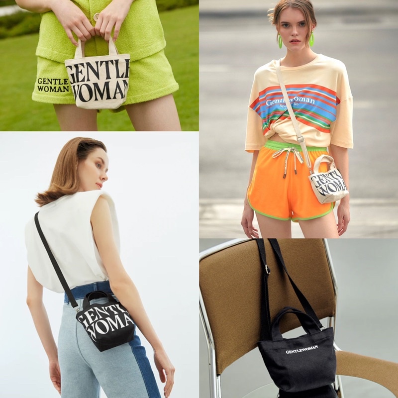 [พร้อมส่ง] มีป้ายแท็ก กระเป๋า GENTLEWOMAN MICRO CANVAS TOTE | Shopee ...