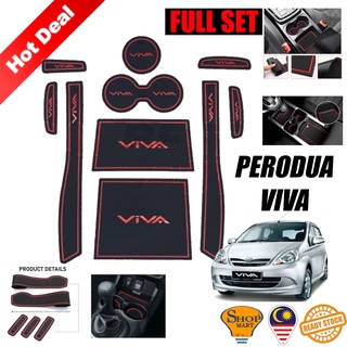 Perodua Viva แผ่นยางรองแก้วน้ํา คอนโซลด้านใน