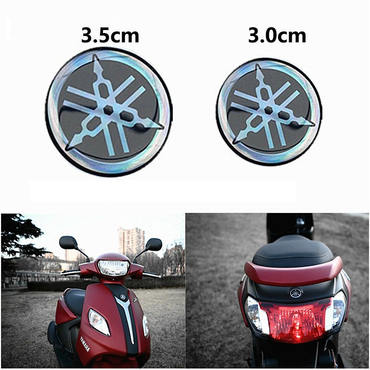 *** 3d Epoxy Yamaha Badge Logo สติ๊กเกอร์สีกันน้ํา 3.5cm/3.0cm
