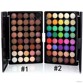 ✈☼เครื่องสำอางพาเลทอายแชโดว์เนื้อแมท 40 สี eyeshadow palette 40 colors in 1