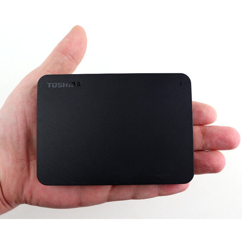 Toshiba 2TB Harddisk External Hard Drives Canvio External HDD USB 3.0 - Black Mobile Hard Disk PORTABLE+ Pouch