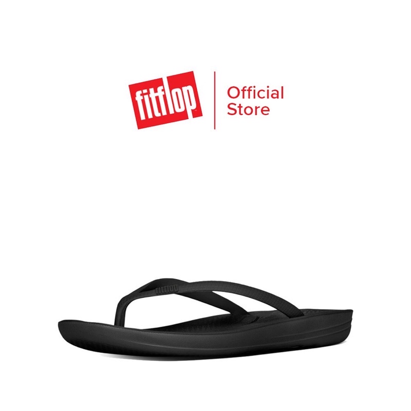 FITFLOP รองเท้าแตะหนีบผู้หญิง IQUSHION ERGONOMIC FLIP-FLOPS รุ่น E54-090 สี BLACK รองเท้าผู้หญิง