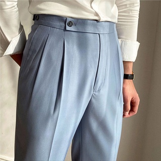 High Quality Cotton Spandex Fabric MenS Trousers Leisure Lightweight Blank Golf Pants Mens