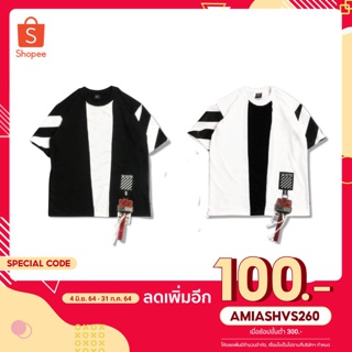 [ลดทันที100฿ใส่โค้ดAMIASHVS260]เสื้อ oversize แนวสตรีทเกาหลี