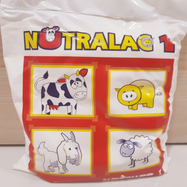 Nutralac1 นูตร้าเเลค ผลิตภัณฑ์นม ให้เเทนอาหารสัตว์ บรรจุ1kg.