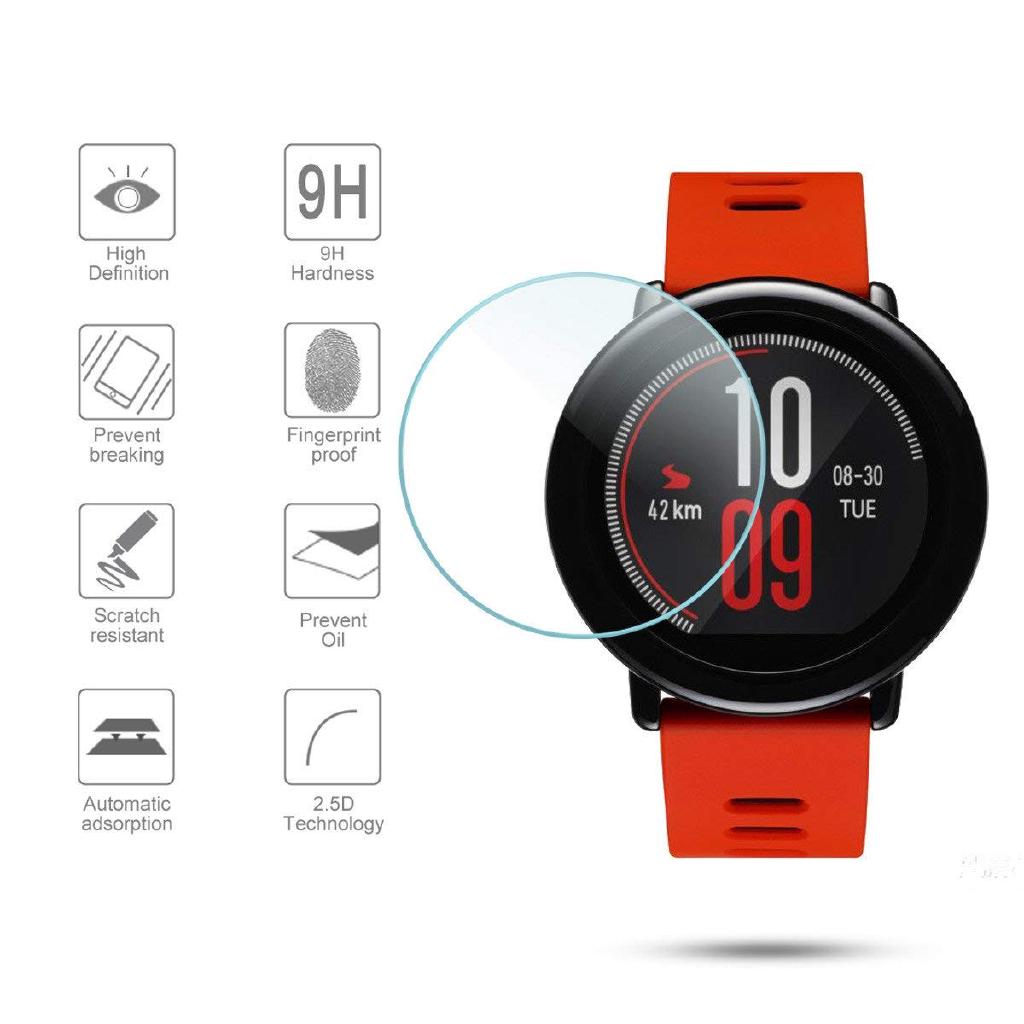 ฟิล์มกระจกนิรภัยกันรอยหน้าจอ 2.5d สําหรับ Huami Amazfit Pace A1602