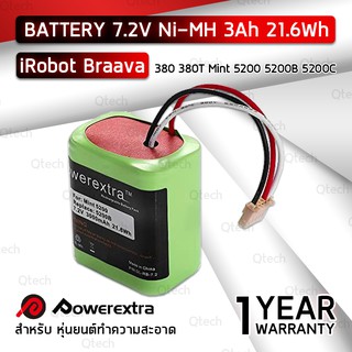 รับประกัน 1 ปี – แบตเตอรี่ iRobot Braava 380 380T 390 309T iRobot Mint 5200 5200B 5200C 4409709 GPRHC202N026 Battery