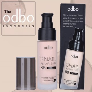 odbo Snail Repair Sking BB Cream OD411 บีบีหอยทาก โอดีบีโอ บีบีครีม บีบีทาหน้าเพื่อการฟื้นฟูผิว ปกปิด บำรุงอย่างล้ำลึก