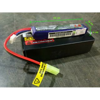 แบตเตอรี่ Turnigy nano-tech 1000mah 3S 20~40C Lipo AIRSOFT Pack แบตลิโพ