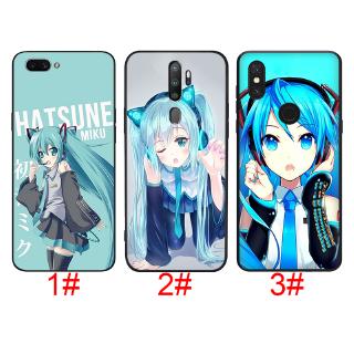 เคสโทรศัพท์พิมพ์ลายการ์ตูนอนิเมะญี่ปุ่น d 8 hatune miku realme c 2 c 3 2 3 5 6 pro 5 i 5 s x lite q x 50x5