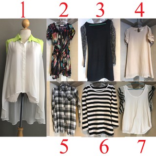 เดรสแฟชั่นเกาหลี Free Size 120.- ทุกตัว (มือสอง)