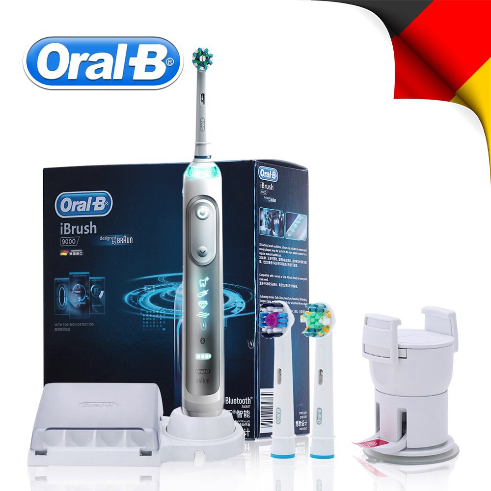 แปรงสีฟันไฟฟ้า Oral-B iBrush 9000 Genius  มี 2 สี ขาว และ ดำ  รับประกัน 1 ปี พร้อมส่ง
