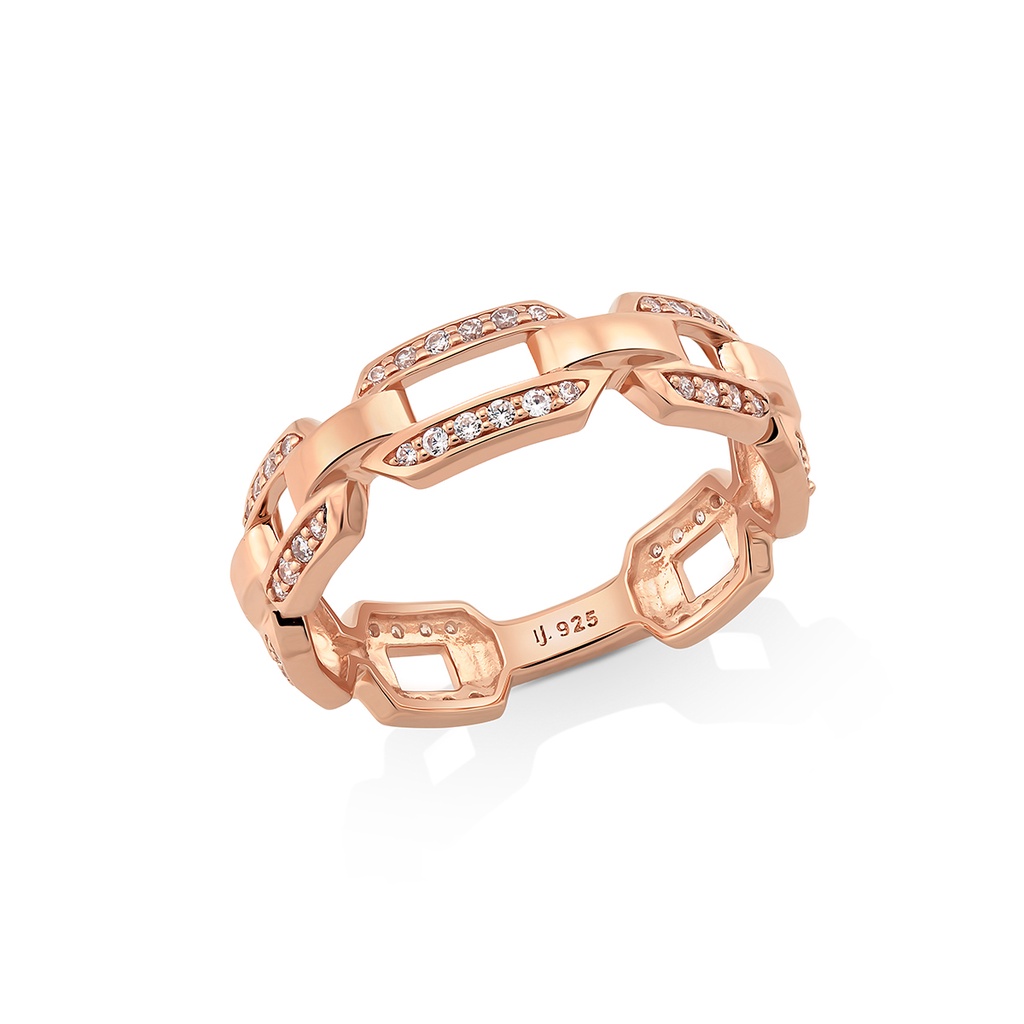 Jewellista خاتم فضة 925 بسلسلة Carl بزركون — صورة 8