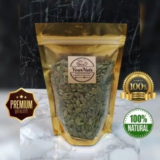 (อบใหม่ทุกวัน❗ส่งเร็ว 1 วัน) เมล็ดฟักทอง USA แท้ เม็ดใหญ่ ดิบ/อบธรรมชาติ Organic 100% ขนาด 150-1000 กรัม by YourNuts
