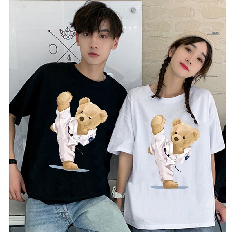 BK-490-SHORT เสื้อยืดแขนสั้นพร้อมส่ง 7สี ลายการ์ตูน ขายดีตามเทรนต์ ลายน่ารัก สีสันสดใส่น่ารัก ใส่ได้ทั้งหญิงและชาย