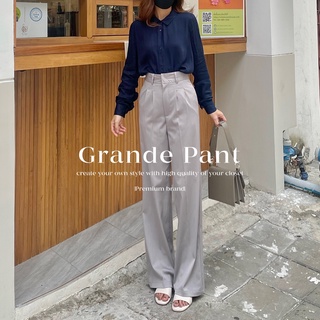 Grande Pant (Premium Quality) กางเกงขากระบอกใส่แล้วสูงเพรียว ทำจากเนื้อผ้า "Rayon Poly Spandex" เนื้อผ้าจะมีความหรูดูแพง