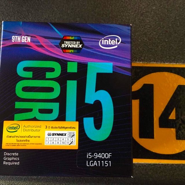 CPU Intel core i5 9400f