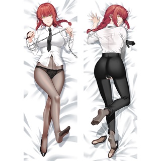 60x180 ซม. อะนิเมะ Chainsaw Man Makima คอสเพลย์ Dakimakura ปลอกหมอนกอดร่างกาย Prop