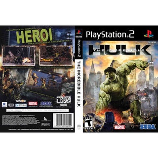 แผ่นเกมส์ PS2 The Incredible Hulk   คุณภาพ ส่งไว (DVD)