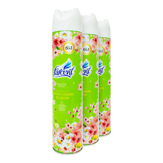 ✨Sale✨ สเปรย์ปรับอากาศ FARCENT เชอร์รีบลอสซั่ม 320 มล. แพ็ค 3 AIR FRESHENER SPRAY FARCENT 320ML CHERRY BLOSSOM PACK3 น้ำ