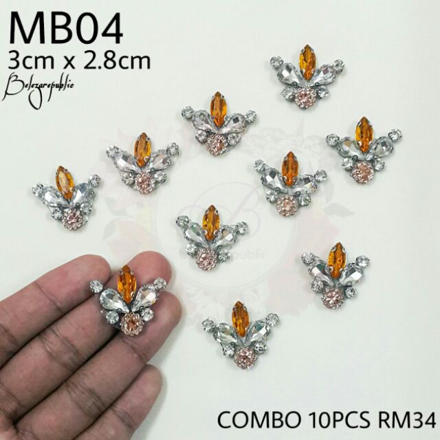 เหล็กบน BEADS 10 ชิ้น (MB04)