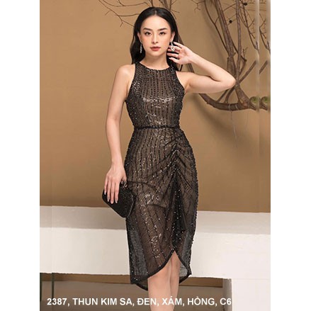 SA MYDU SHOP MS 2387 LUXURY Sequined Party Dress