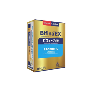 Amado Jintan Bifina EX อมาโด้ ยินตัน บิฟิน่า อีเอ็กซ์ [15 ซอง/กล่อง] Amado Probiotic