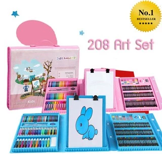 Art Set 208 พาเลทชุดระบายสี เซ็ทใหญ่ 208 ชิ้น (กล่องมี 2 สีให้เลือก )
