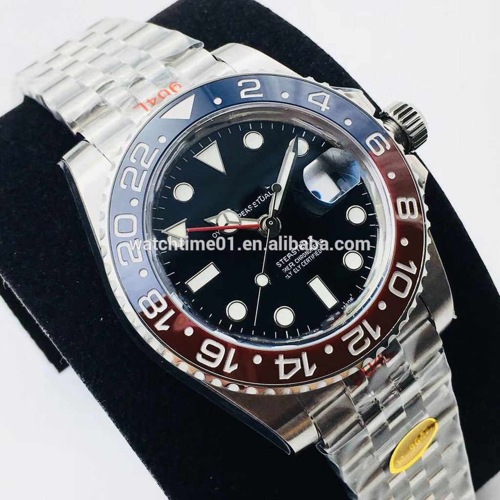 noob Pepsi GMT batman jubilee V10 V10S 3285 movement diver watch noob watch