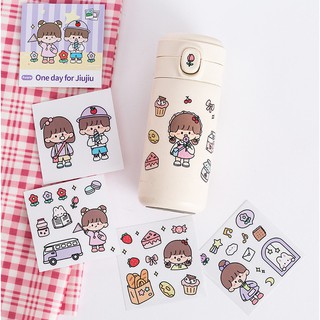 สติ๊กเกอร์ PVC กันน้ำลายการ์ตูน DIY  Stickerไดคัท (SK-02)