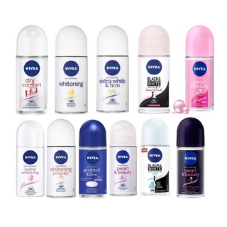 (แท้) Nivea Roll on Deodorant นีเวียโรลออน ชายและหญิง ลูกกลิ้งนีเวีย 25 ml /12 ml