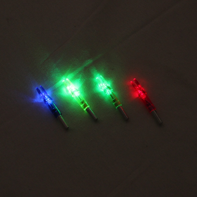 ลูกธนูไฟเรืองแสง 6 ชิ้น พร้อมปลาย LED เส้นผ่านศูนย์กลางภายใน 6.2 มม. คาร์บอนบริสุทธิ์ + ไฟเบอร์กลาส + อะลูมิเนียม เหมาะสําหรับกลางแจ้ง