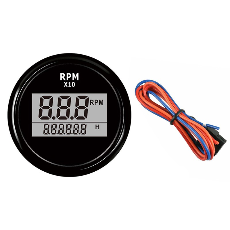 เครื่องวัดชั่วโมงดิจิตอล rv rpm meter gage led - tiarma.th - ThaiPick
