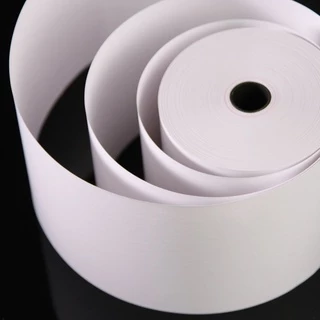 กระดาษความร้อน กระดาษใบเสร็จ Thermal Paper ขนาด 80x80mm 65gsm แพ็ค 50 ม้วน