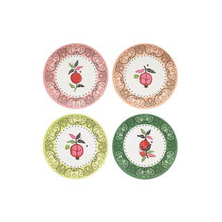 Cath Kidston Set of 4 Side Plates Bandana Pink