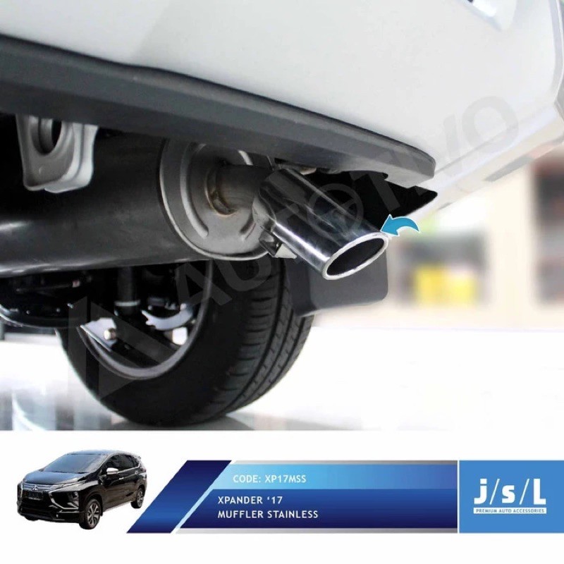 JSL Muffler Cutter Xpander ปลายท่อไอเสียสแตนเลส