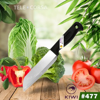   มีดKIWI มีดหั่นสแตนเลสกีวี 477 ด้ามดำ 28 CM รุ่น Kitchen-knife-kiwi-477-01C-Boss