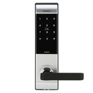 กุญแจดิจิตอลล็อก HAFELE 499.56.222 สีดำ/สีเงิน DIGITAL LOCK HAFELE 499.56.222 BLACK/SILVER