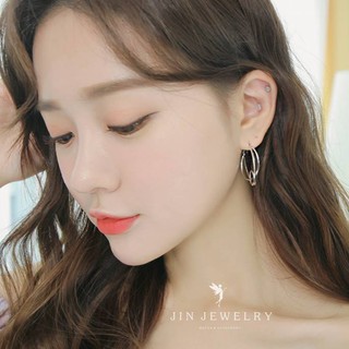 ต่างหูห่วง new design - KOREA EARRING ต่างหูนำเข้าจากเกาหลี ต่างหูแฟชั่นผู้หญิง22E011 /22E012 /22E013