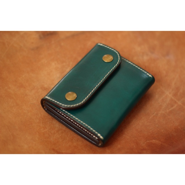 Mini wallet หนังวัวฟอกฝาดแท้ 100%